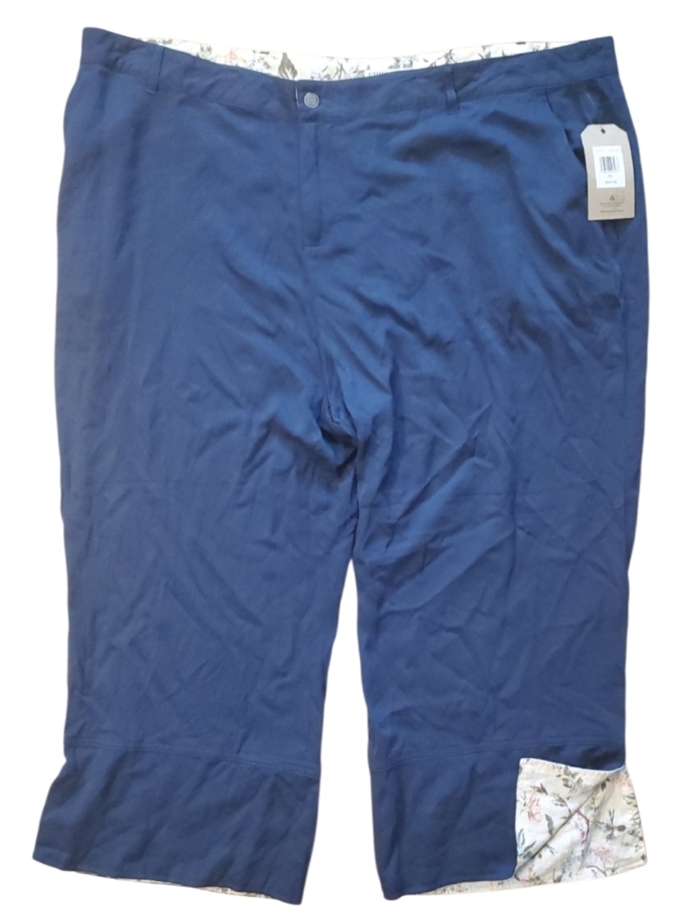 Frye & Co NWT Womans Navy Blue Casual Pants Size 3X Iconic Indigo